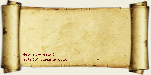 Žanka Zafirović vizit kartica